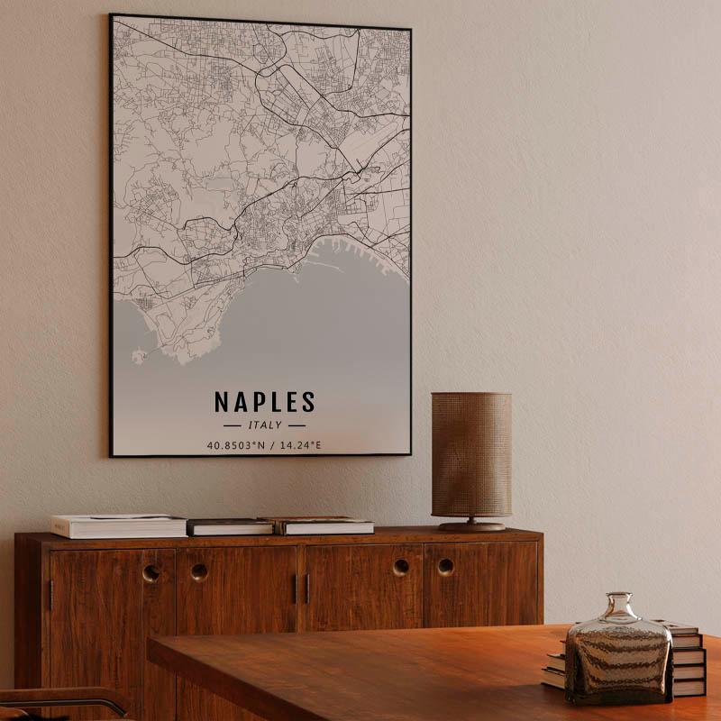 Naples map