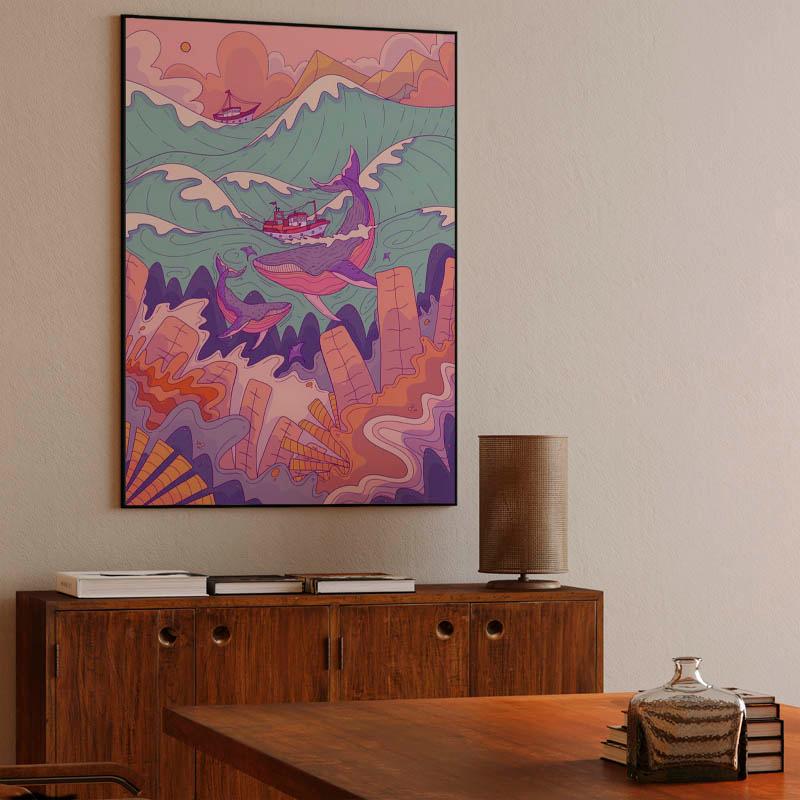 The ships and the whales