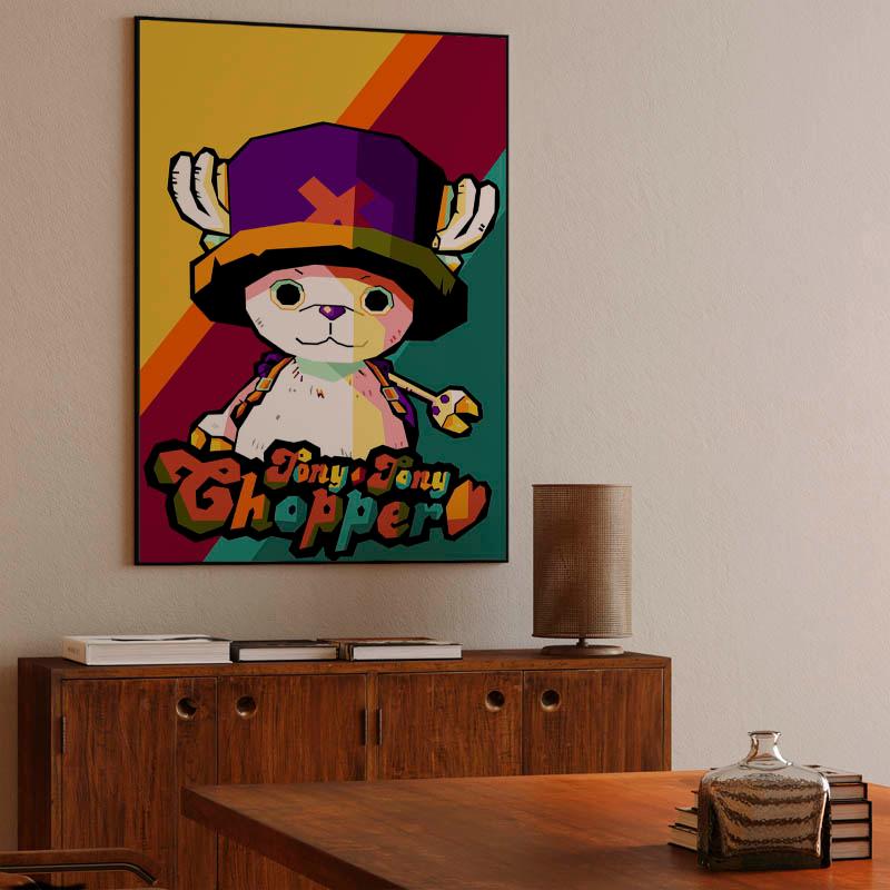 Anime One Piece in wpap pop art