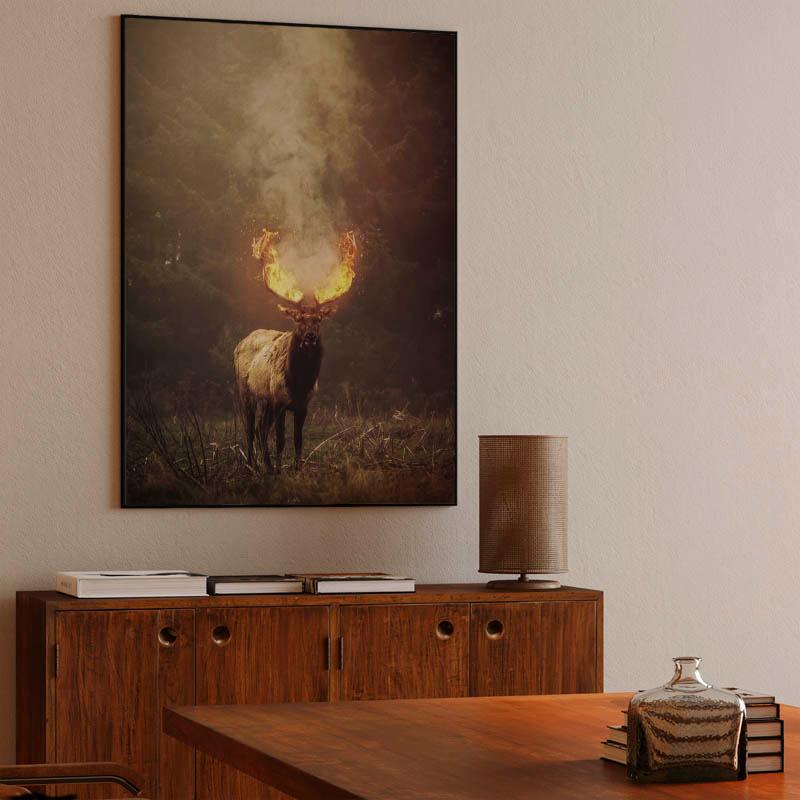 When she awoke, the world was on fire