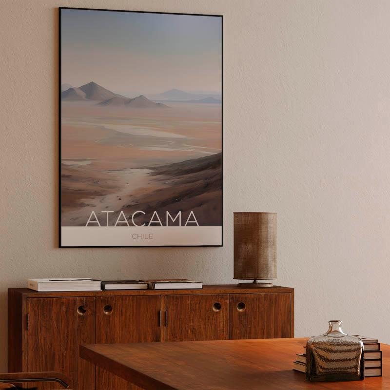 The Atacama Desert - Chile - Oil Painting Technique