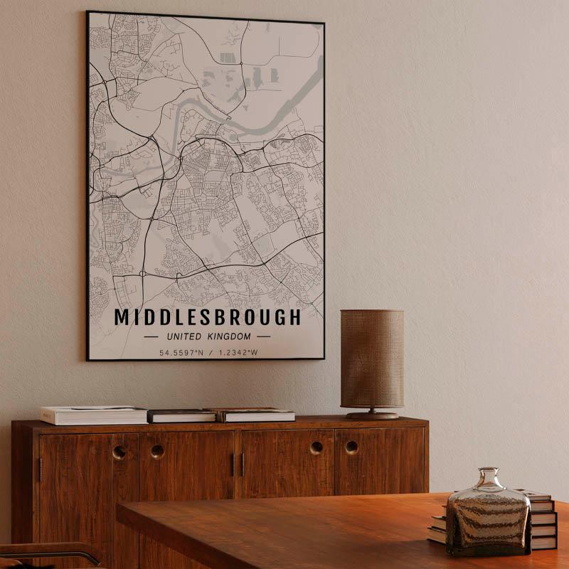 Middlesbrough map