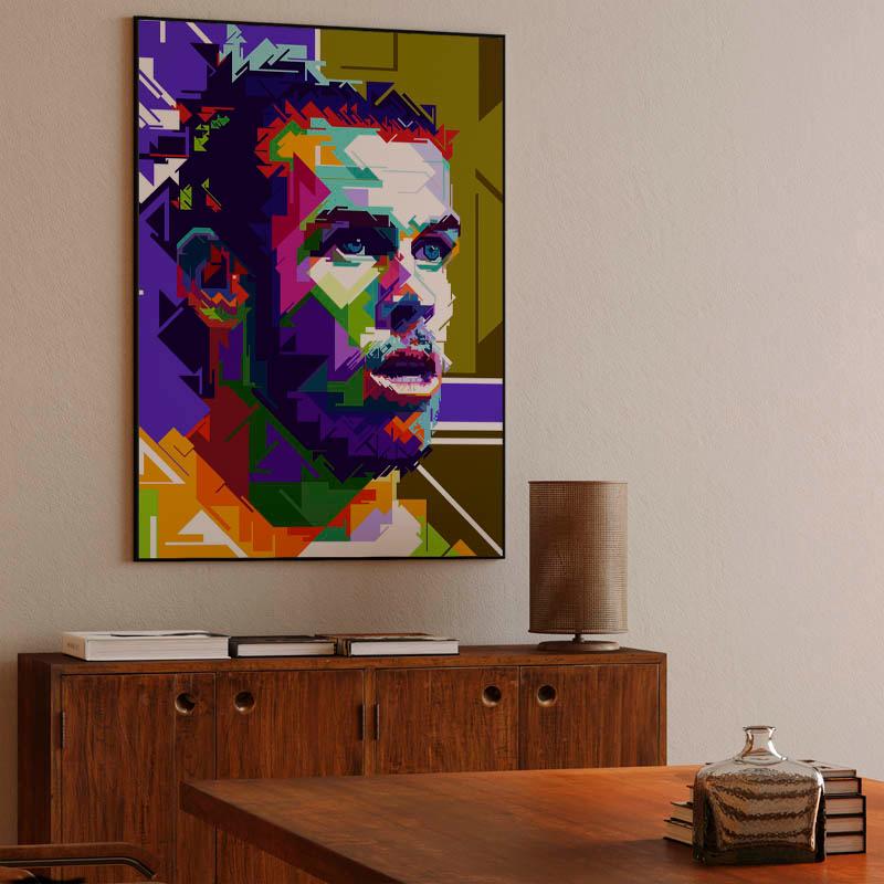 Gareth bale in wpap pop art