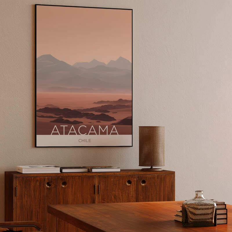 The Atacama Desert - Chile - Drawing Technique