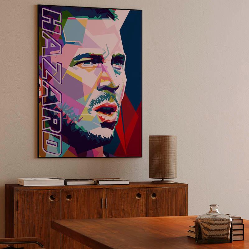 Eden Hazard n wpap pop art