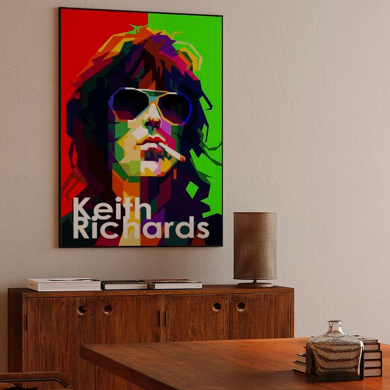 Keith Richards Musician Pop WPAP
