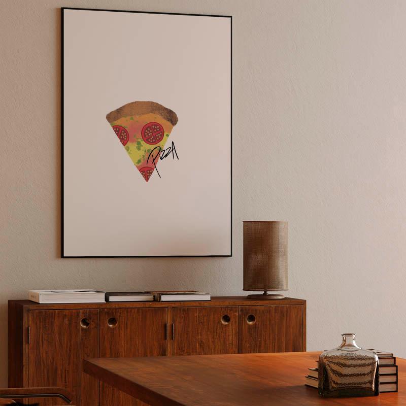 Pizza Slice - Flat Style