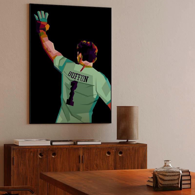 Gianluigi Buffon in wpap pop art