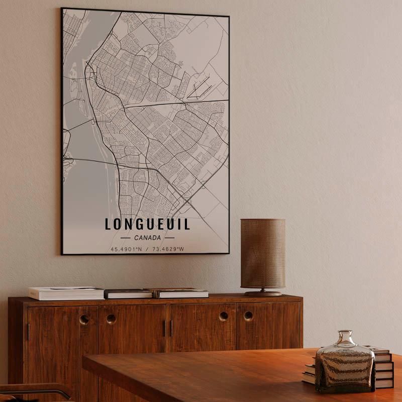 Longueuil map