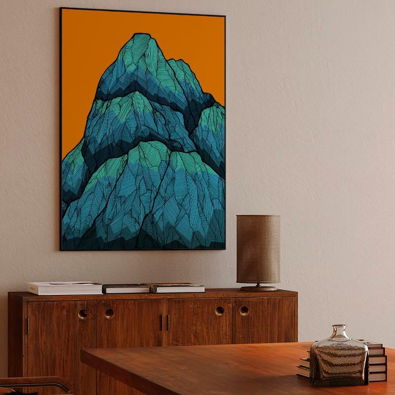 The tall green peaks