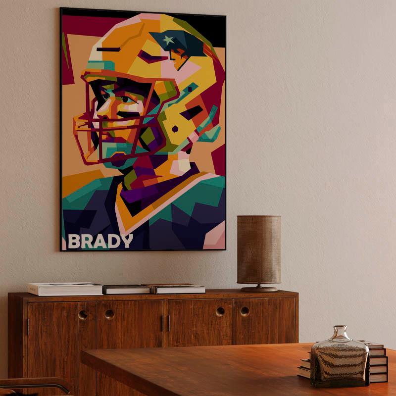Best American Football in pop art