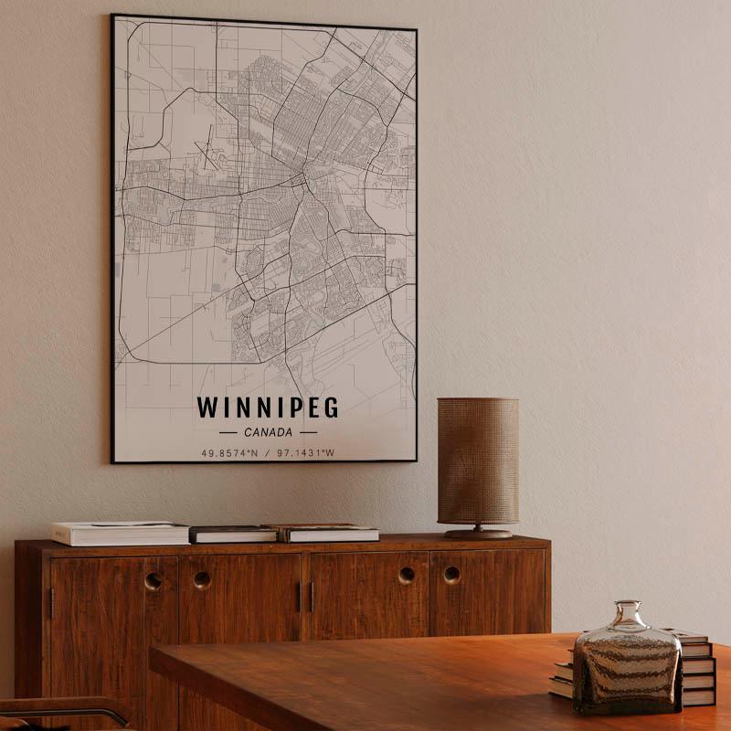 Winnipeg map