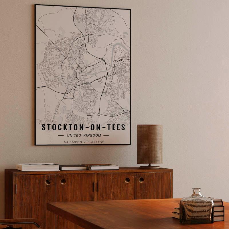 Stockton-on-Tees map