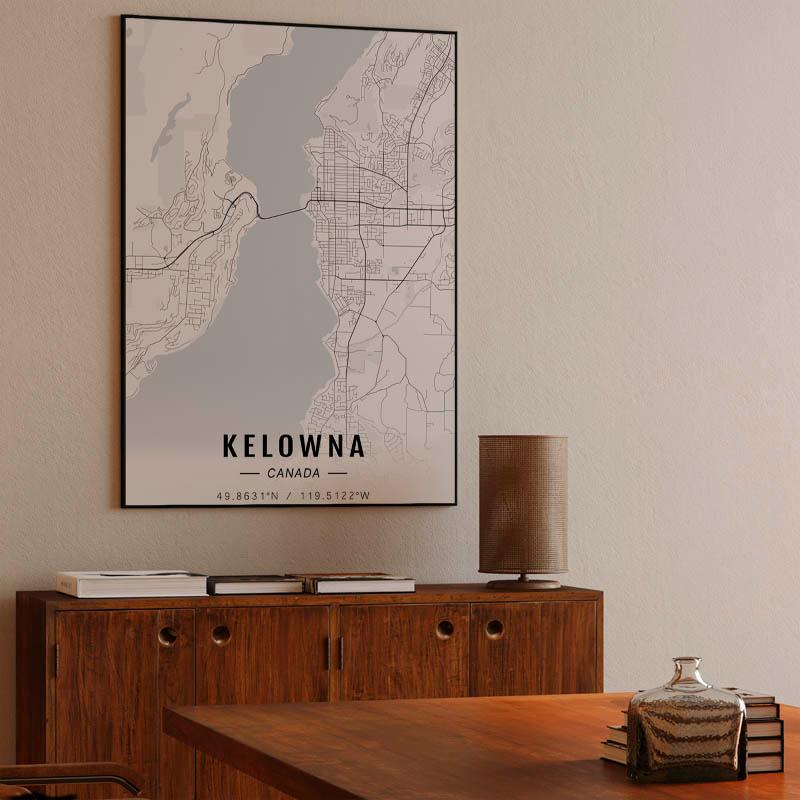 Kelowna map