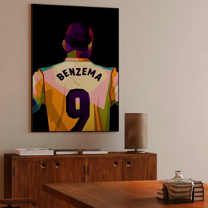 Amazing Pop art Karim Benzema