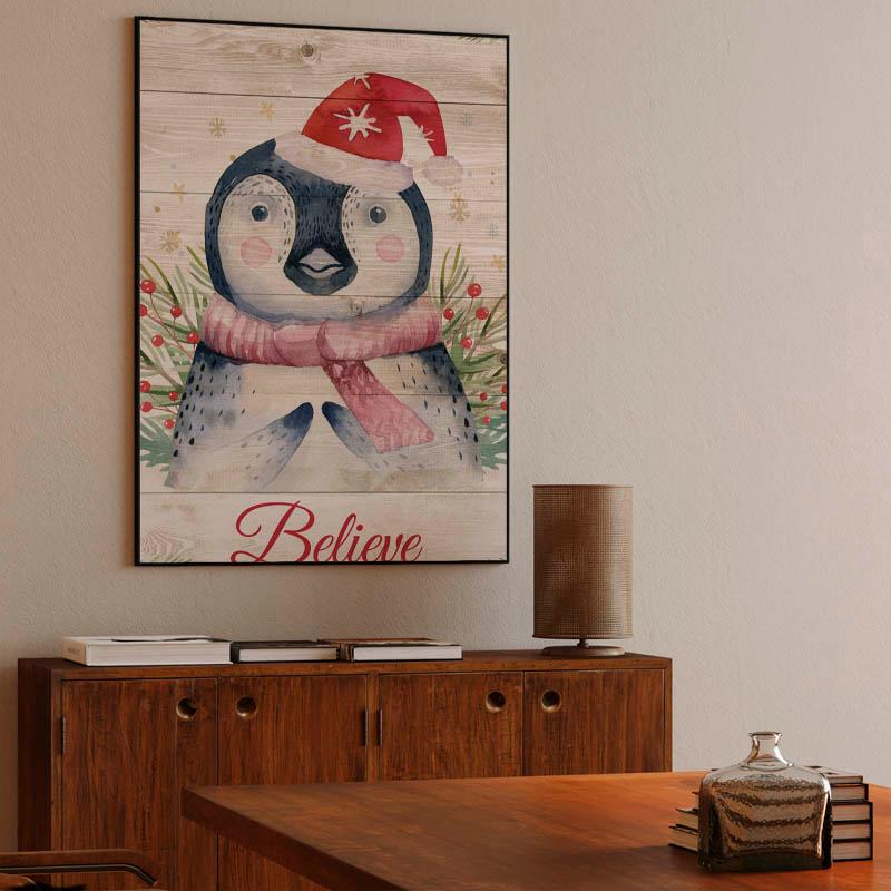 Believe Christmas Penguine