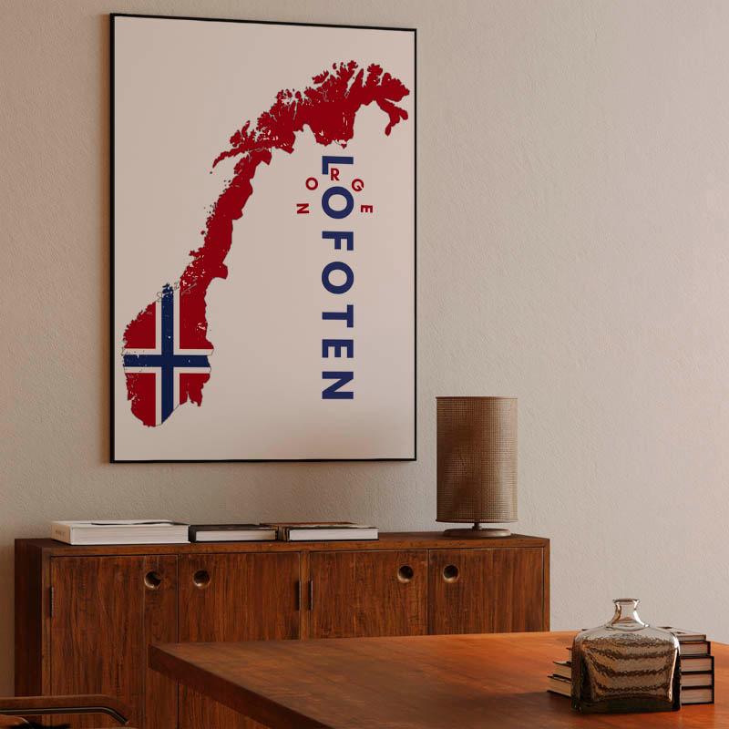 Lofoten map