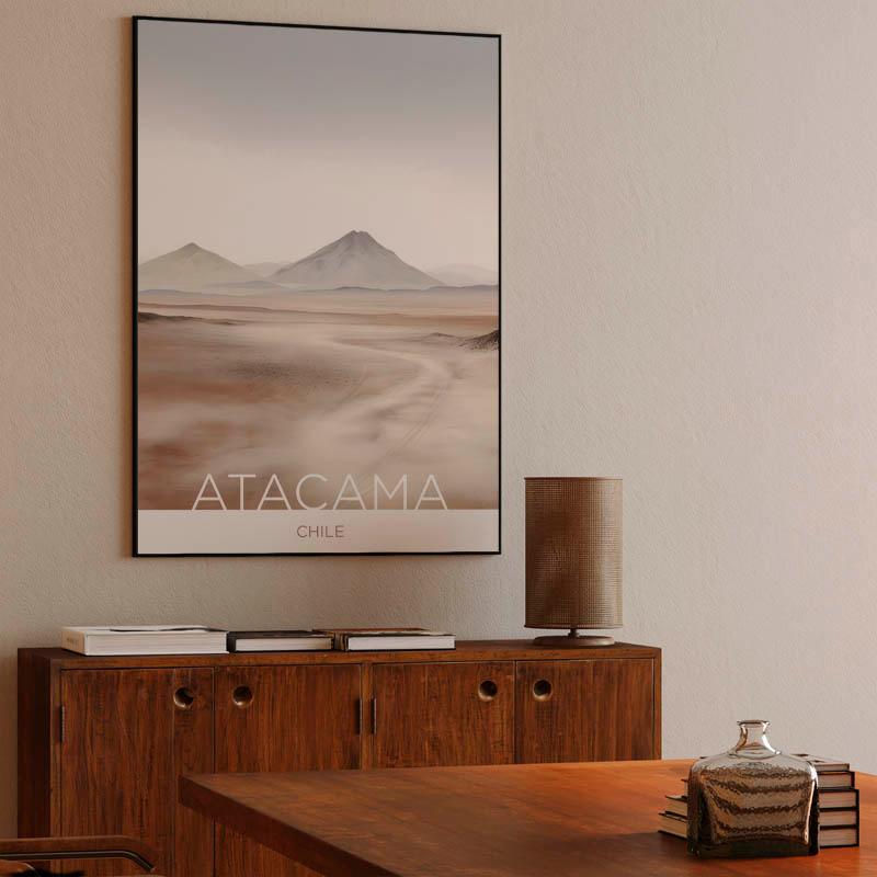 The Atacama Desert - Chile - Crayon Technique