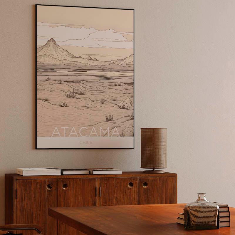 The Atacama Desert - Chile - Doodleart Technique