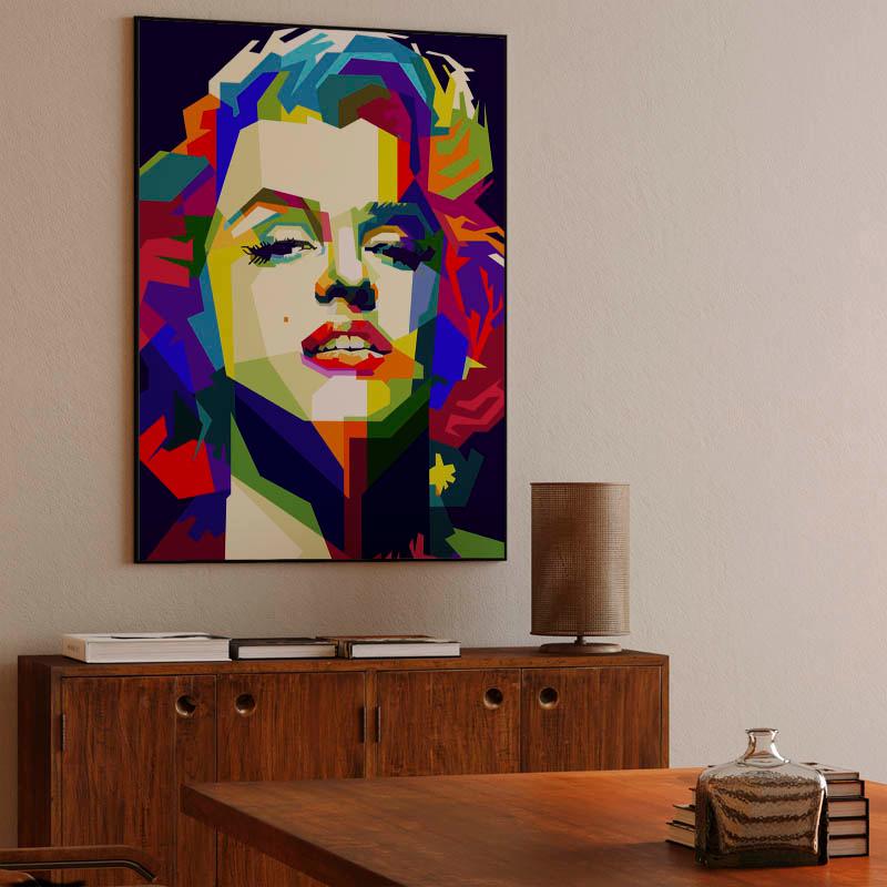 Marilyn Monroe Pop Art WPAP