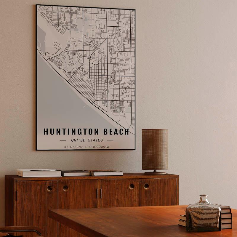 Huntington Beach map
