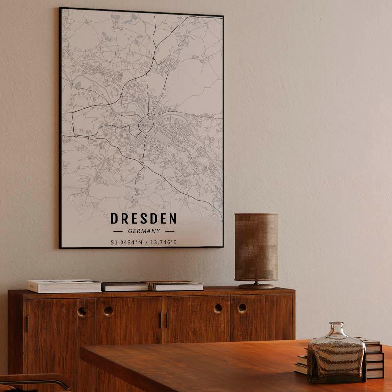 Dresden map