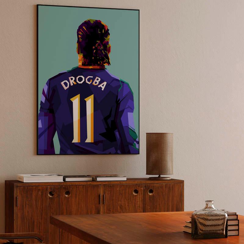 Legend football in trending art