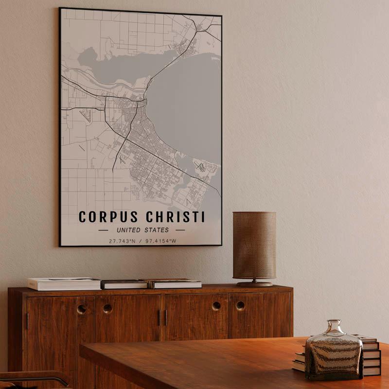 Corpus-Christi map