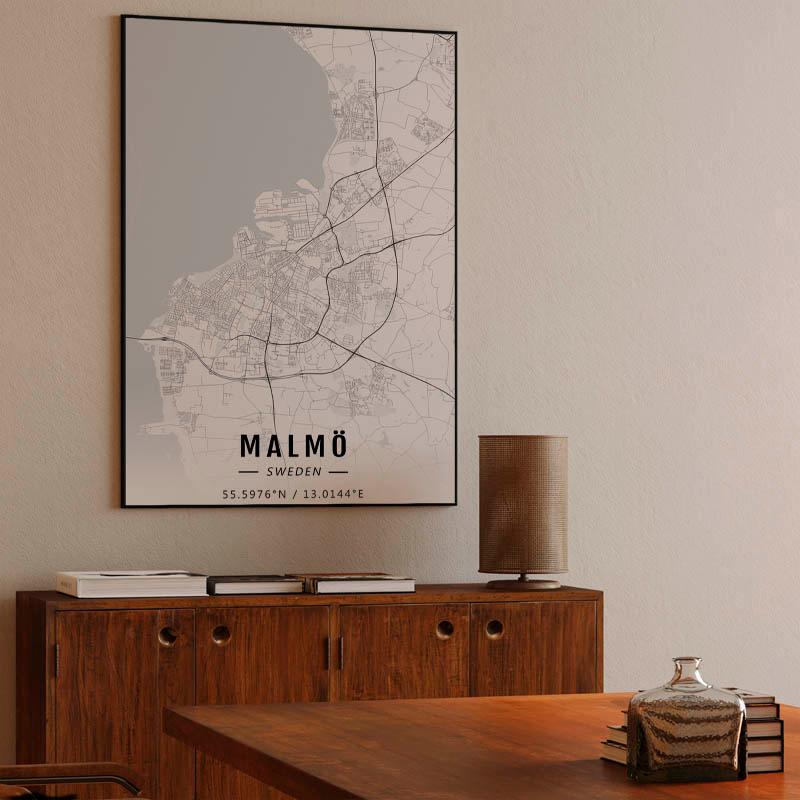 Malmö map
