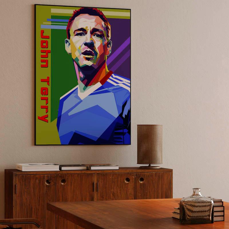 John Terry in wpap pop art