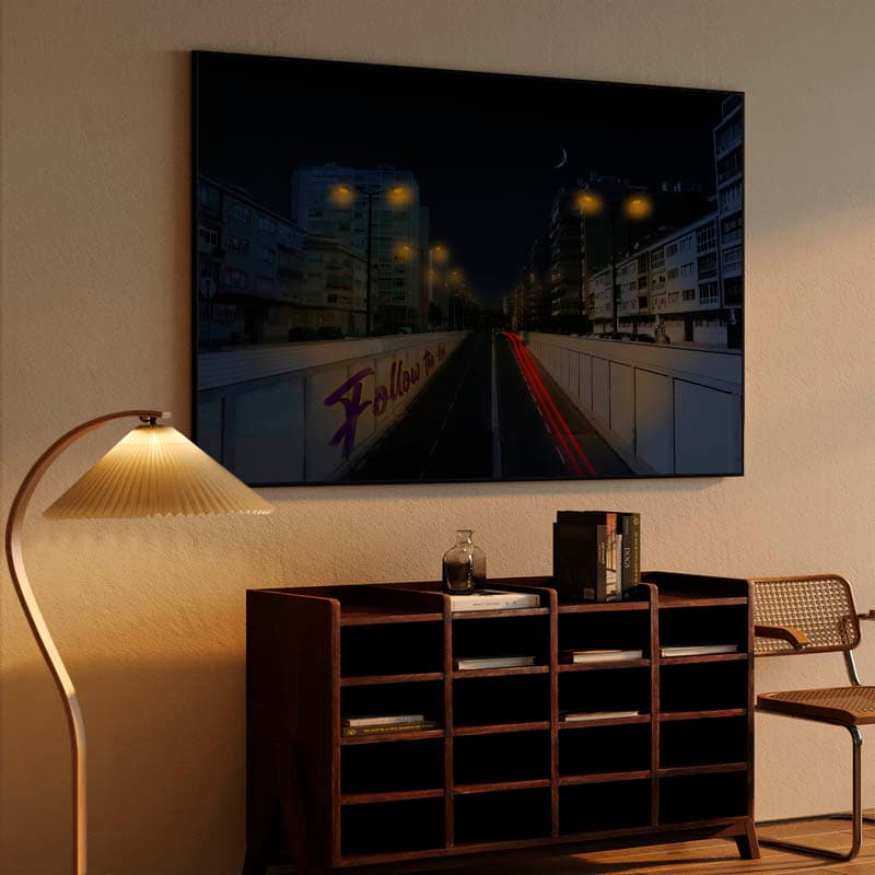 Night lights cityscape