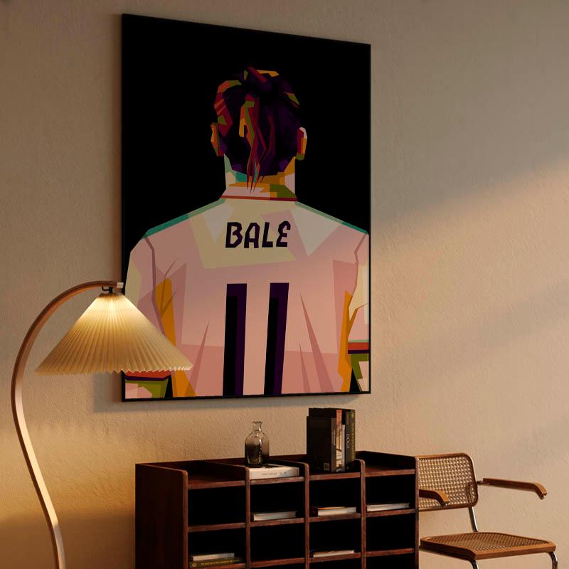 Gareth Bale in trend pop art