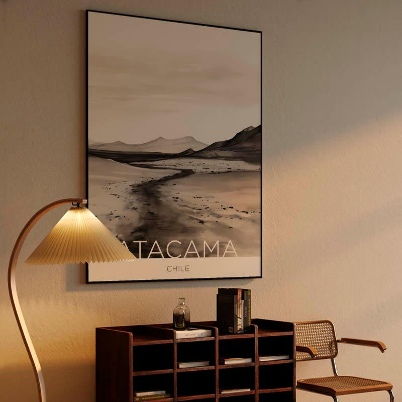 The Atacama Desert - Chile - India Ink Technique