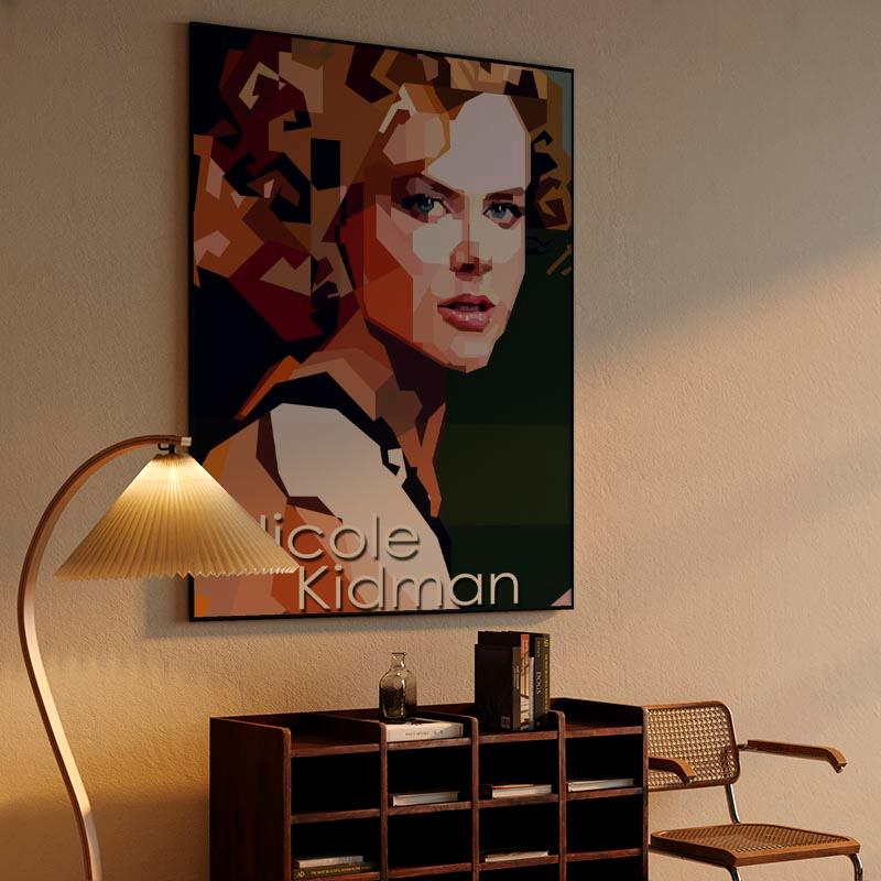 Nicole Kidman Hollywood Actress Retro Style