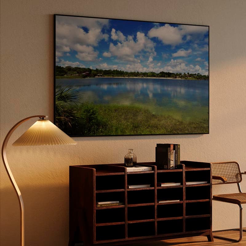 Clouds Reflecting in the Lake