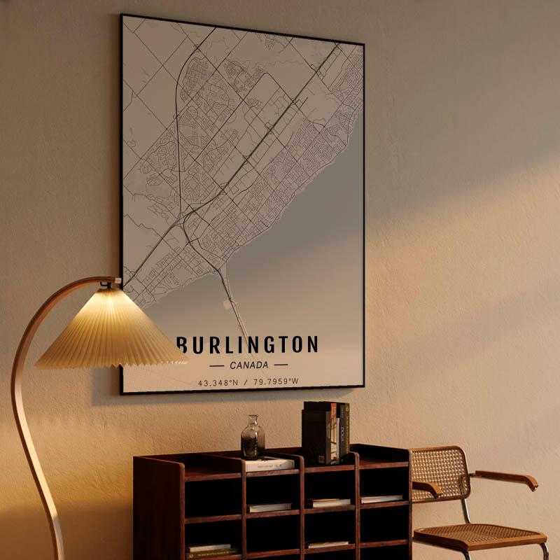 Burlington map