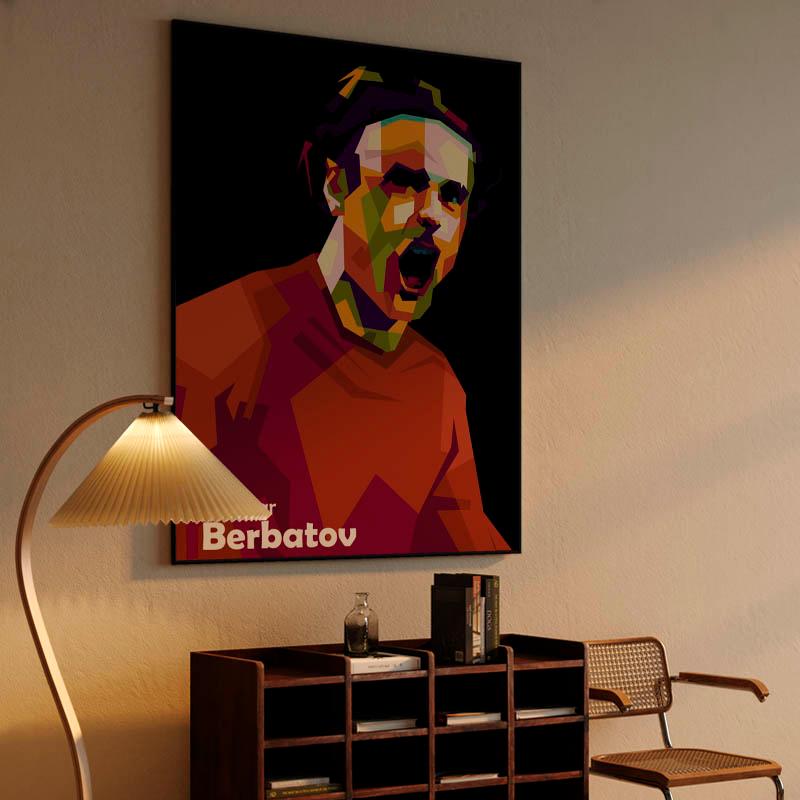 Dimitar Berbatov in top Pop art