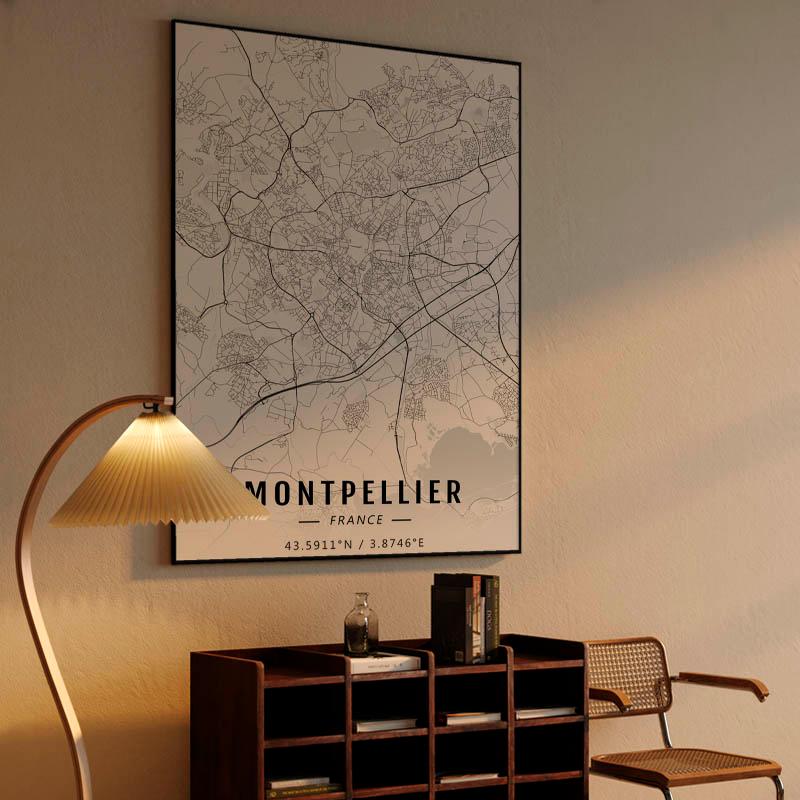 Montpellier map