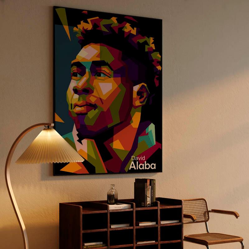 David Alaba in Pop art