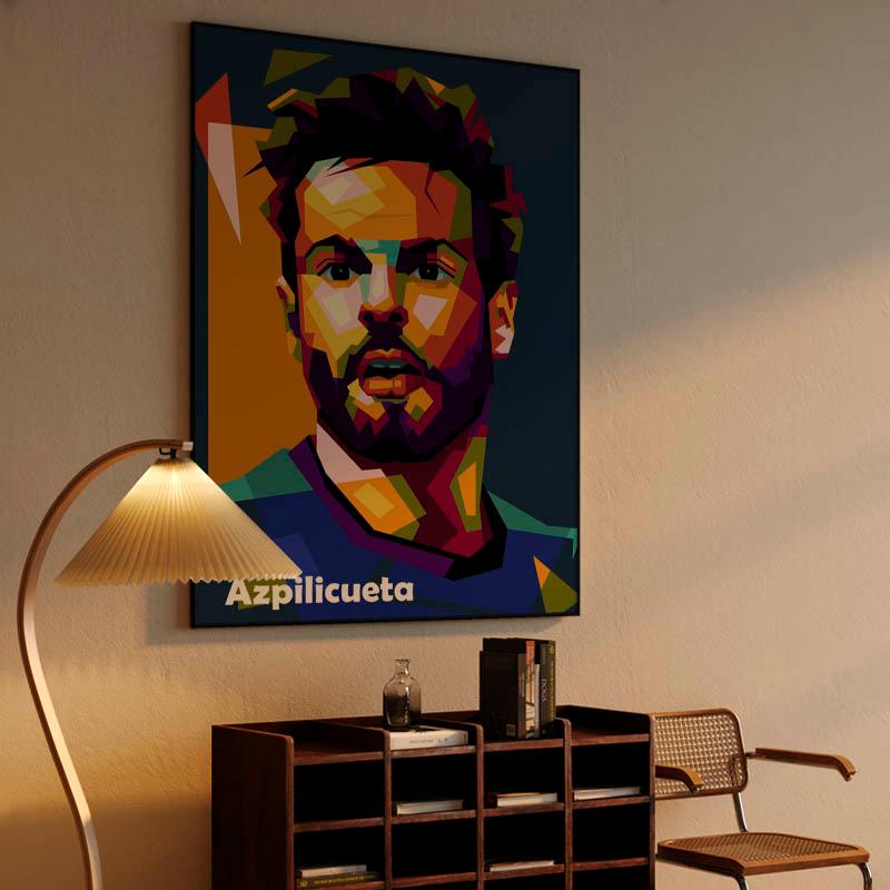 Cesar Azpilicueta in amazing pop art