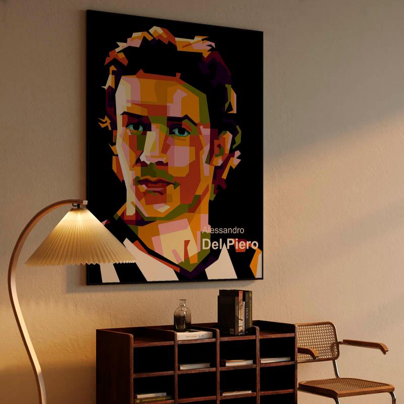 Del Piero in pop art amazing