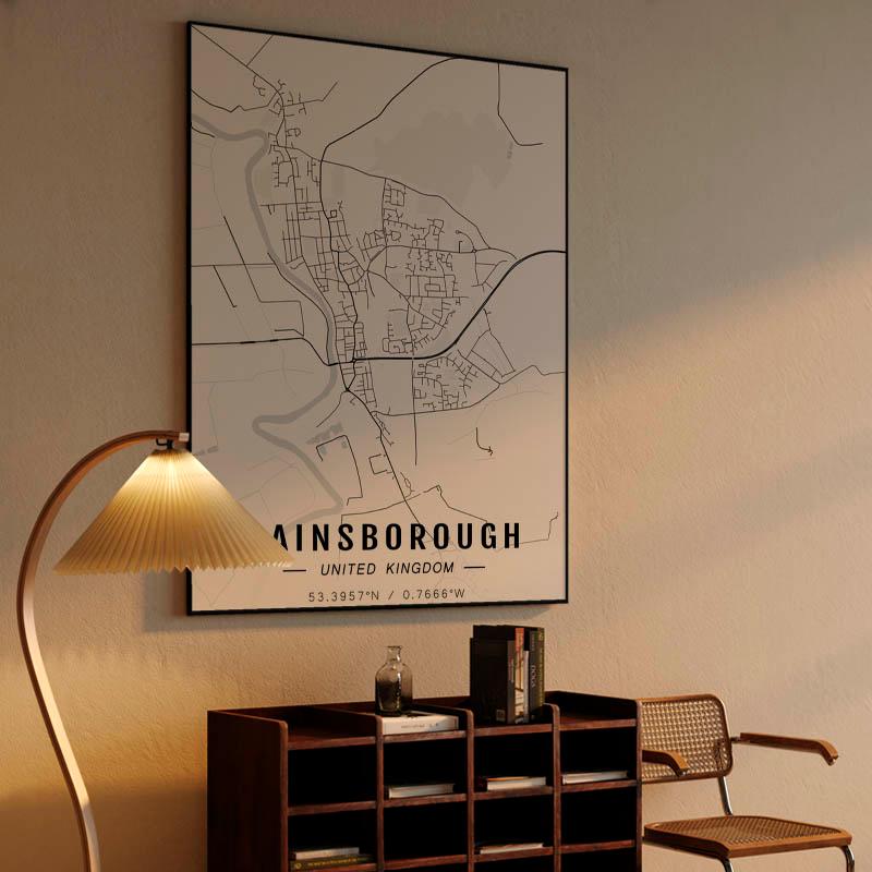 Gainsborough map