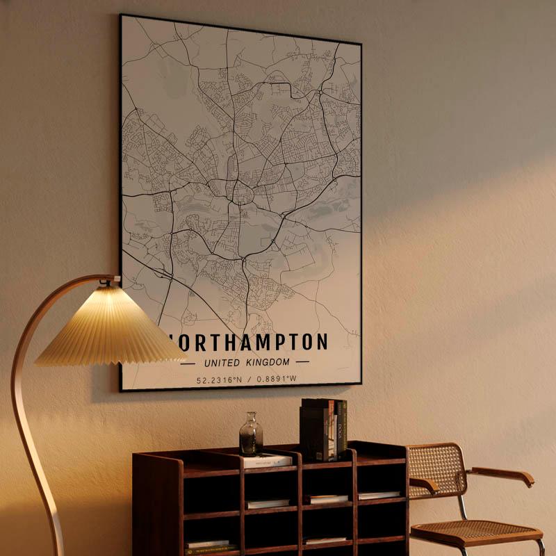 Northampton map