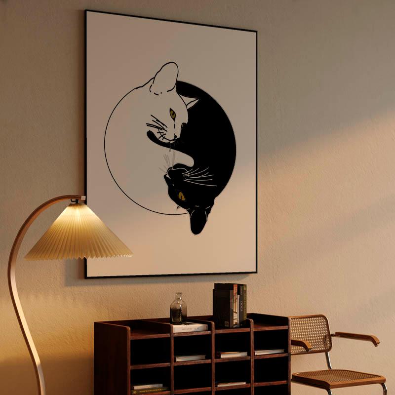 Yin and Yang cats