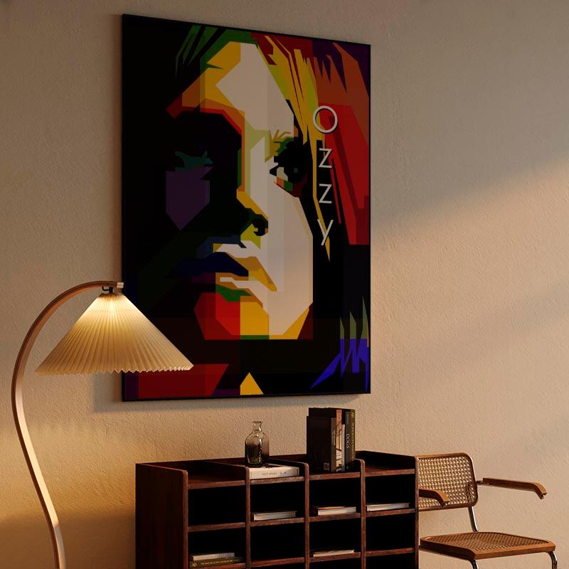 Ozzy Osbourne Pop Art WPAP Portrait