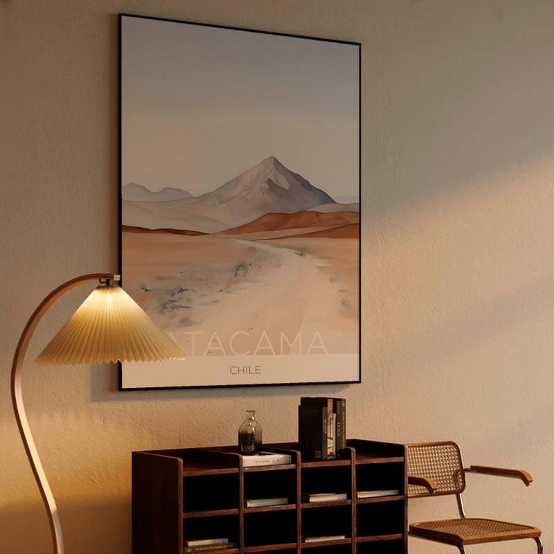 The Atacama Desert - Chile - Gouache Technique