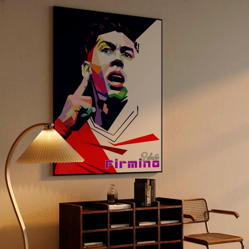Firmino in wpap pop art