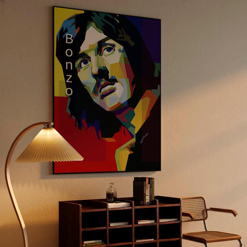 John Bonham "Bonzo" Pop Art WPAP