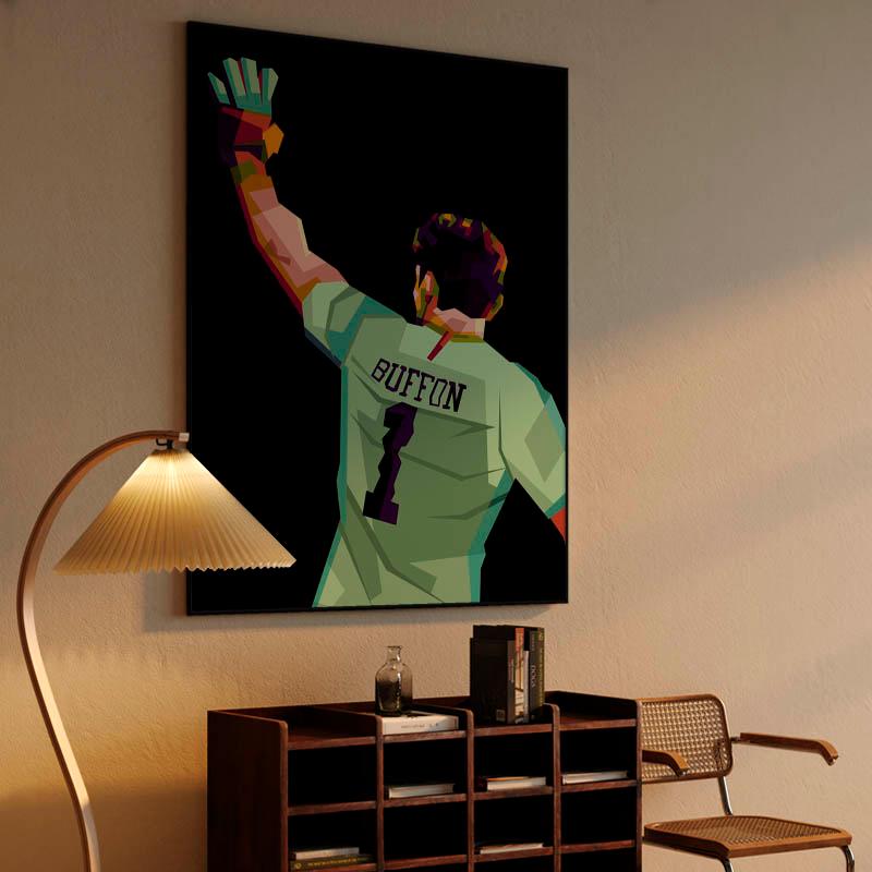 Gianluigi Buffon in wpap pop art