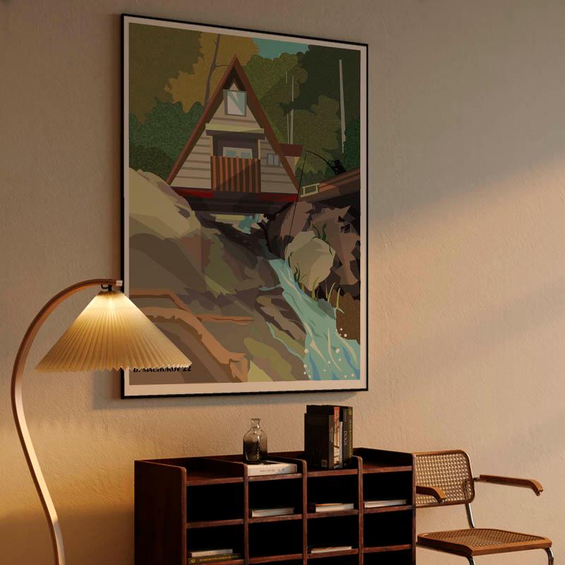 My childhood cabin in the woods